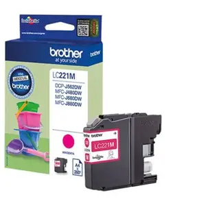 Brother LC221M - magenta - originale - cartouche d'encre pas cher