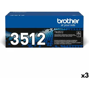 Toner original Brother TN3512 Noir (3 Unités) pas cher