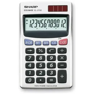 SHARP Calculatrice de l'alimentation standard à deux poches El379sb pas cher