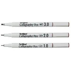 Marqueur calligraphie Artline 3,0mm bleu pas cher