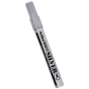 Creativ company Marqueur Artline 900 argent pointe moyenne 2,3mm pas cher