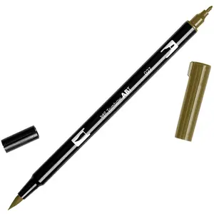Tombow Brush pen - ABT 027 - Dual Brushpen - Oker geel - Dark ochre pas cher