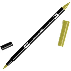 Tombow ABT-076 Feutre pinceau à 2 pointes Ocre Vert pas cher