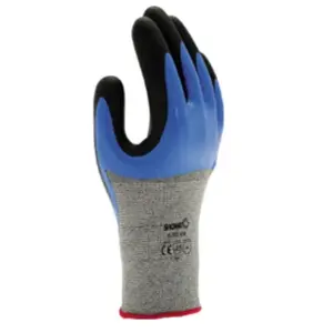 Comparateur de prix : Showa Grip S-Tex 376 Werkhandschoenen - Maat L - Nitril Handschoenen - Snijbestendige Handschoenen