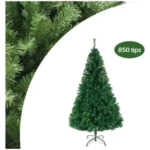 ALIGHTUP Sapin de Noël Artificiel 165CM en PVC avec 850 Branches Support Métallique pas cher