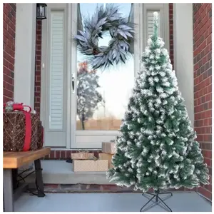 ALIGHTUP Sapin de Noël 870 branches- 210 cm - Décoration avec neige avec Support Metal pas cher