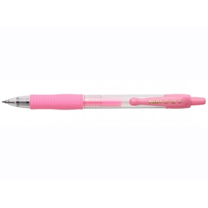 PILOT G2 STYLO GEL PASTEL ROSE pas cher