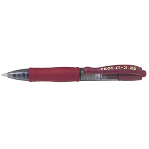 PILOT - Stylo roller à encre gel G2 XS7 PIXIE, couleur Bordeaux pas cher