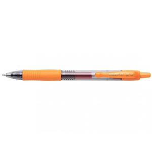 Comparateur de prix : Stylo roller encre gel G-2 rétractable Moyen Orange Pilot