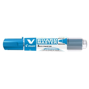 Marqueur tableau Blanc V-Board Master pointe biseautée moyen Bleu Pilot pas cher