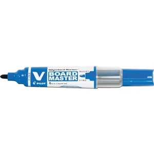 Pilot - Marqueur Pour Tableau Blanc V-board Master Pointe Ogive Bleu pas cher