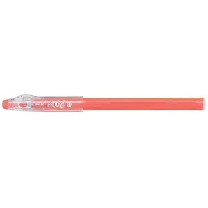 Stylo roller - PILOT - FRIXION ball Sticks 07 - Couleur corail - Pointe fine - Effaçable pas cher