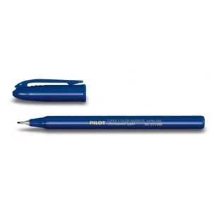 Marqueur permanent Ultra-fin 0,4mm SCAN-UF Bleu Pilot pas cher