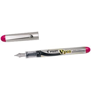 Stylo Plume V-Pen Pro Rose Pilot pas cher