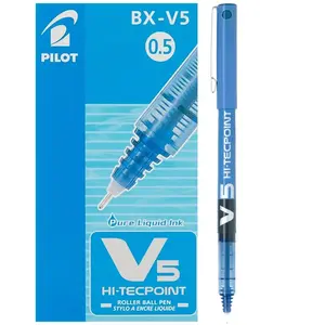 Feutre PILOT V-5 encre liquide Bleu pas cher