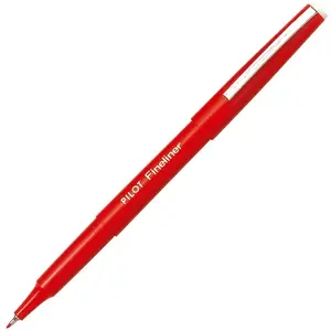 PILOT STYLO FINELINER ROUGE
