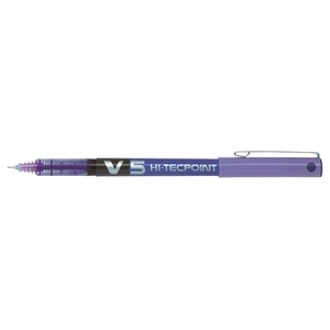 PILOT V5 HITECPOINT ROLLER VIOLET pas cher