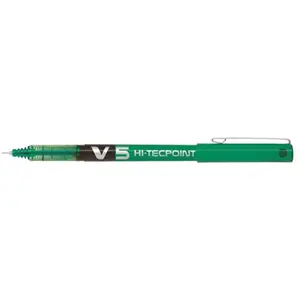 PILOT V5 HITECPOINT ROLLER VERT pas cher