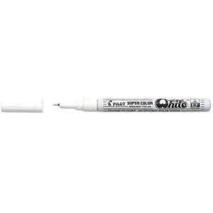 Pilot Super Color - Witte Marker Pen   Extra Fine Tip pas cher