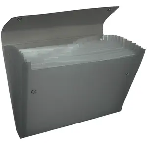 Pentel DCD14A Recycology Porte-documents en 50% polypropylène recyclé Format A4 13 poches Noir pas cher