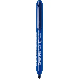 Pentel - Marqueur Retractable Pointe Ogive Bleu pas cher