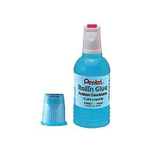 Colle Roll'n Glue - PENTEL - Tube à roulette - 55ml - Synthétique transparente - Vendu à l'unité pas cher