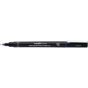 Posca uni-ball Feutre technique Uni Pin - Pointe calibrée 0,3 mm - Bleu pas cher