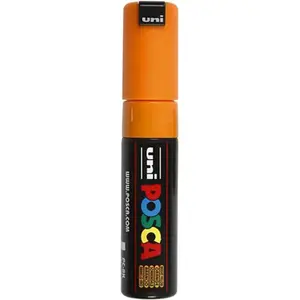 Comparateur de prix : Uni-ball Posca Marqueur pointe large biseautée Orange