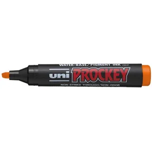 uni-ball Marqueur PROCKEY PM126 Pte biseautée large 5,7mm Orange pas cher