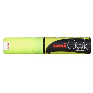 Uni-ball Chalk marker PWE-8K fluoriserend geel pas cher