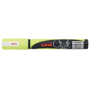 Uni-ball - Krijtmarker fluo geel | ronde punt van 1 | 8 - 2 | 5 mm pas cher