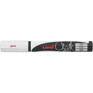 Krijtstift Uni-ball Chalk rond wit pas cher