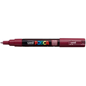 Uni-Ball Posca Marqueur Pointe Extra Fine Lie De Vin pas cher