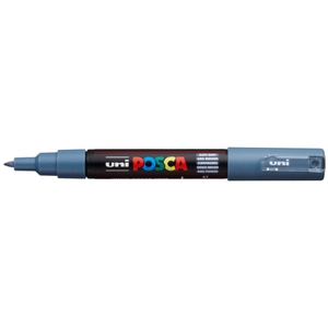 Uni-Ball Marqueur Pte conique extra-fine POSCA PC1MC 0,7 - 1mm Gris Ardoise pas cher