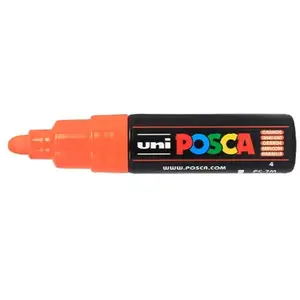 uni-ball 181311 Marqueur Uni Posca à pointe ogive large Orange pas cher