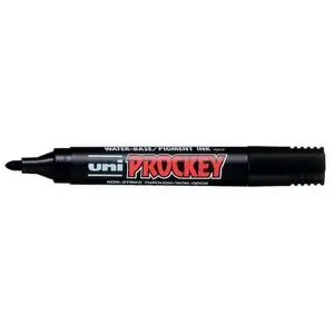 Comparateur de prix : Merkloos / Sans marque Markeerstiften Uni-Ball Prockey PM-122 Zwart (12 Stuks)