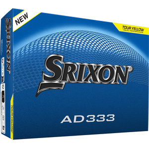 Boîte de 12 Balles de Golf Srixon AD333 Jaune New pas cher