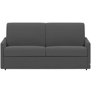 VENTE-UNIQUE Canapé convertible express en tissu CALIFE - Gris - 3 places - Couchage 140cm pas cher