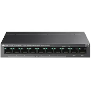 TP-Link LiteWave LS1210P V1 - Commutateur - 8 x 10/100 (PoE+) + 2 x 10... pas cher