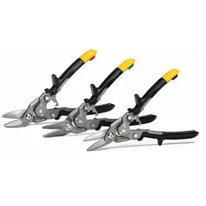 JEU DE 3 CISAILLES AVIATION TOUGHBUILT 3 PIÈCES pas cher