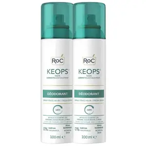 Keops Déodorant Spray Sec - Lot de 2 x 150ml pas cher