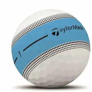 TaylorMade Tour Response Stripe Golfballen 2026 - Blauw - 12 Stuks