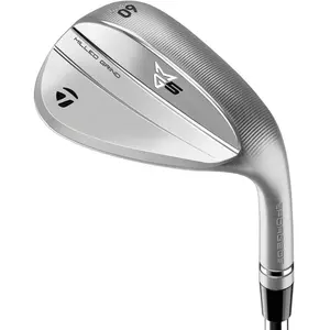 TaylorMade Milled Grind 5 Wedge (steel shaft) 2025 - Chrome | Rechtshandig | | 56° Loft | 12° Bounce pas cher