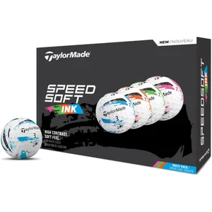 TaylorMade SpeedSoft Ink Multi Golfballen 2025 - Wit - 12 StuksVendu parbol