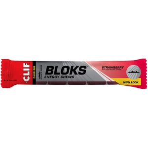 Clif Bloks Énergie Bonbons Fraise 60g 18 Unités pas cher