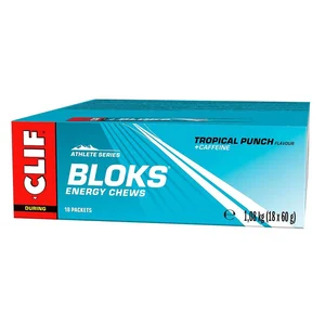 Clif Boîte De Gommes énergétiques Tropical Punch 60g 18 Unités pas cher