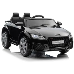 Voiture électrique Audi TTRS Roadster pour enfants - LALAHO - 12V - 7A.h - Noir pas cher