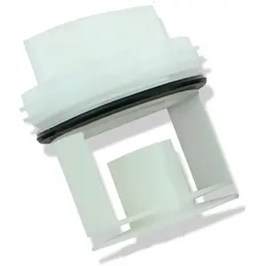 COOCHEER Bouchon de vidange pour lave-linge Siemens, Bosch WM1095/1065 WD7205, couvercle de bouchon de vidange de pompe de vidange - blanc pas cher