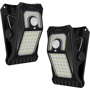 COOCHEER Lampe solaire d'extérieur 45 LED avec détecteur de mouvement ... pas cher