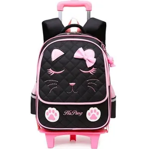 Sac à Dos Filles - ZGEER - Hello Kitty - Trolley - Nylon - Primaire pas cher